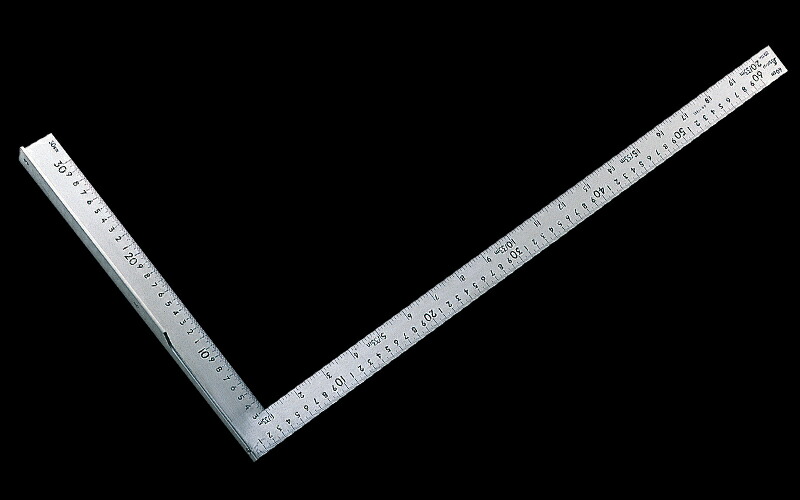 シンワ #77885 L型万能定規 60cm 併用目盛【代引き不可】【沖縄・離島配送不可】|Smart normal
