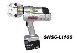 ARM 手実業 アームスエージャー SHS6-Li100 アームステンレススリーブ用 【コードレス油圧式】 【代引っ張ること不可】【沖縄・離島送りとどける不可】 リチウムイオンバテリー積み上げる