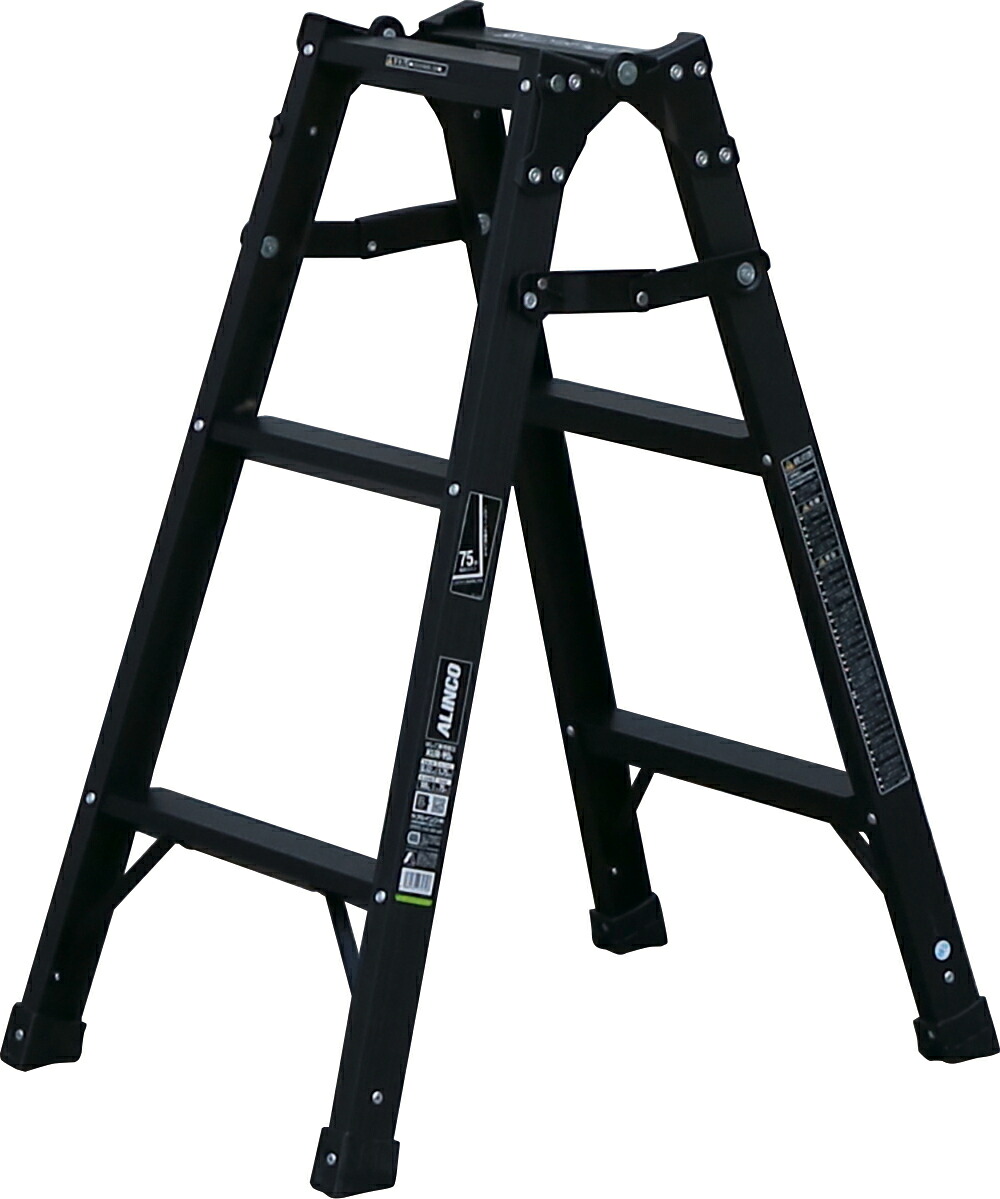 アルインコ 掛けはしご兼用脚立 KUR-90 3尺 【代引っ張ること不可】 【北海道・沖縄・離島送りとどける不可】 【人間宅送りとどける不可】（法人様制限事項）KUR90 はしご・作業台-花・ガーデン・DIY-DIY・工具