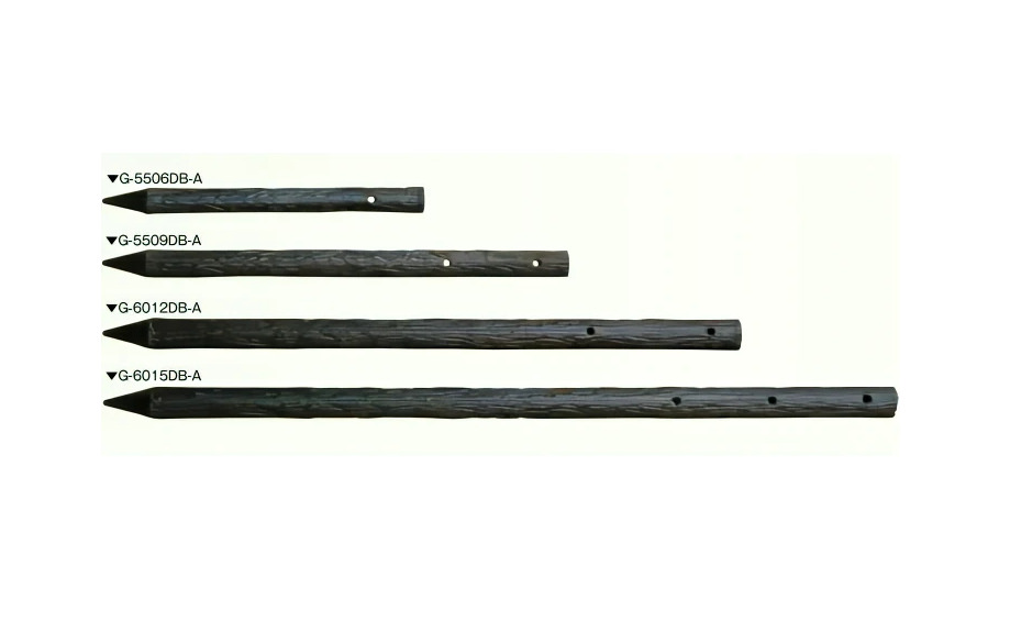 大研化成 擬木杭 G-5506DB-A【穴あり】 ダークブラウン 55Φｘ600mm １ケース(１６本入) 【代引不可】【北海道・沖縄・離島配送不可】