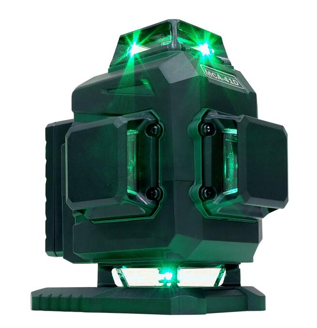 マイト産業 ダイレクトグリーンレーザー墨出し器 MCA-41D 1明かり 360° 玉蜀黍プリズム  【代引っ張ること不可】【北海道・沖縄・離島送りとどける不可】