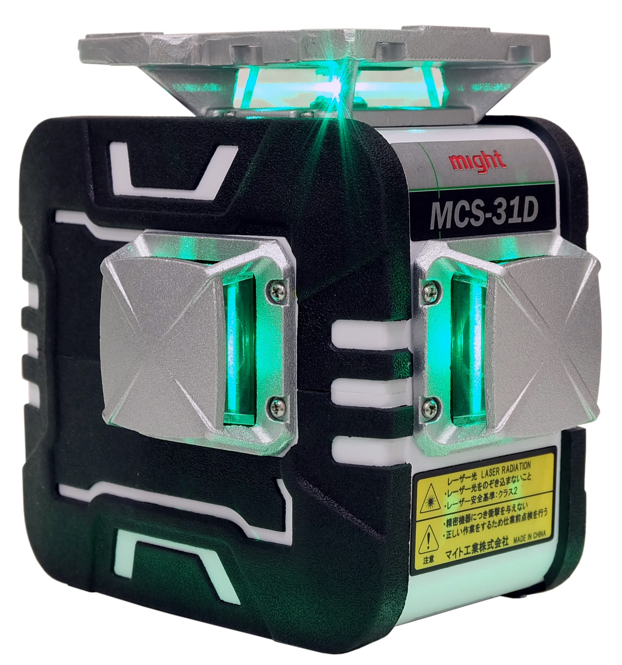 マイト産業 ダイレクトグリーンレーザー墨出し器 MCS-31D 1明かり 360° 玉蜀黍プリズム  【代引っ張ること不可】【北海道・沖縄・離島送りとどける不可】