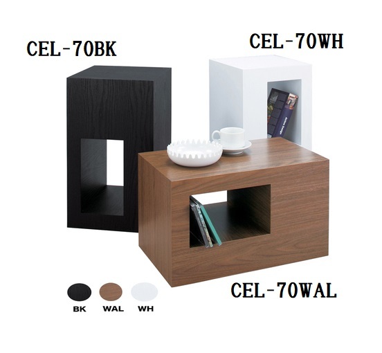 CEL-70WH セル サイドテーブル Amazon | AZUMAYA セル サイドテーブル CEL-70WH ※スツールとしても
