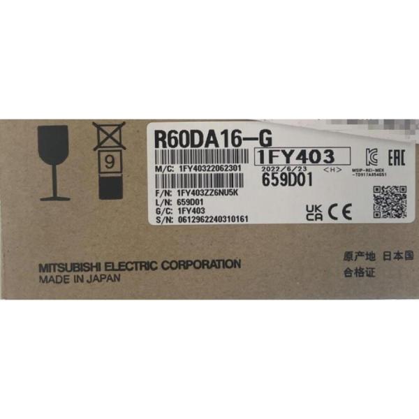 【新品◆適格請求書◆送料無料】送料無料 MITSUBISHI 三菱電機 R60DA16-G アナログ出力ユニット 【６ヶ月保証】