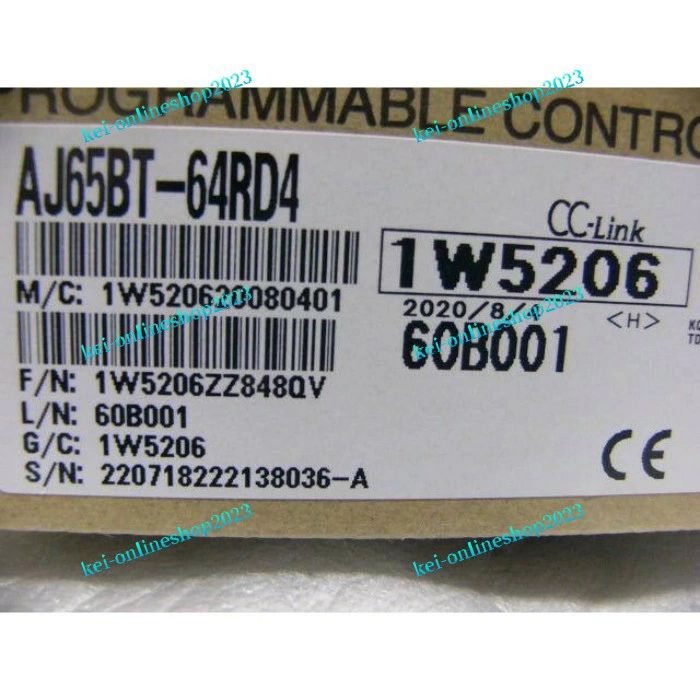 【新品◆適格請求書◆送料無料】三菱 PLC AJ65BT-64RD4 CC-Link白金測温抵抗体Pt100温度入力|小林電房