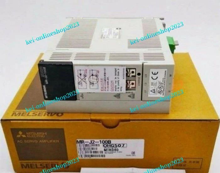 【新品◆適当お願いごと書◆貨物輸送無料】MR-J2-100B Mitsubishi Servo Drive MRJ2100B 三菱【６ヶ月引き受ける】