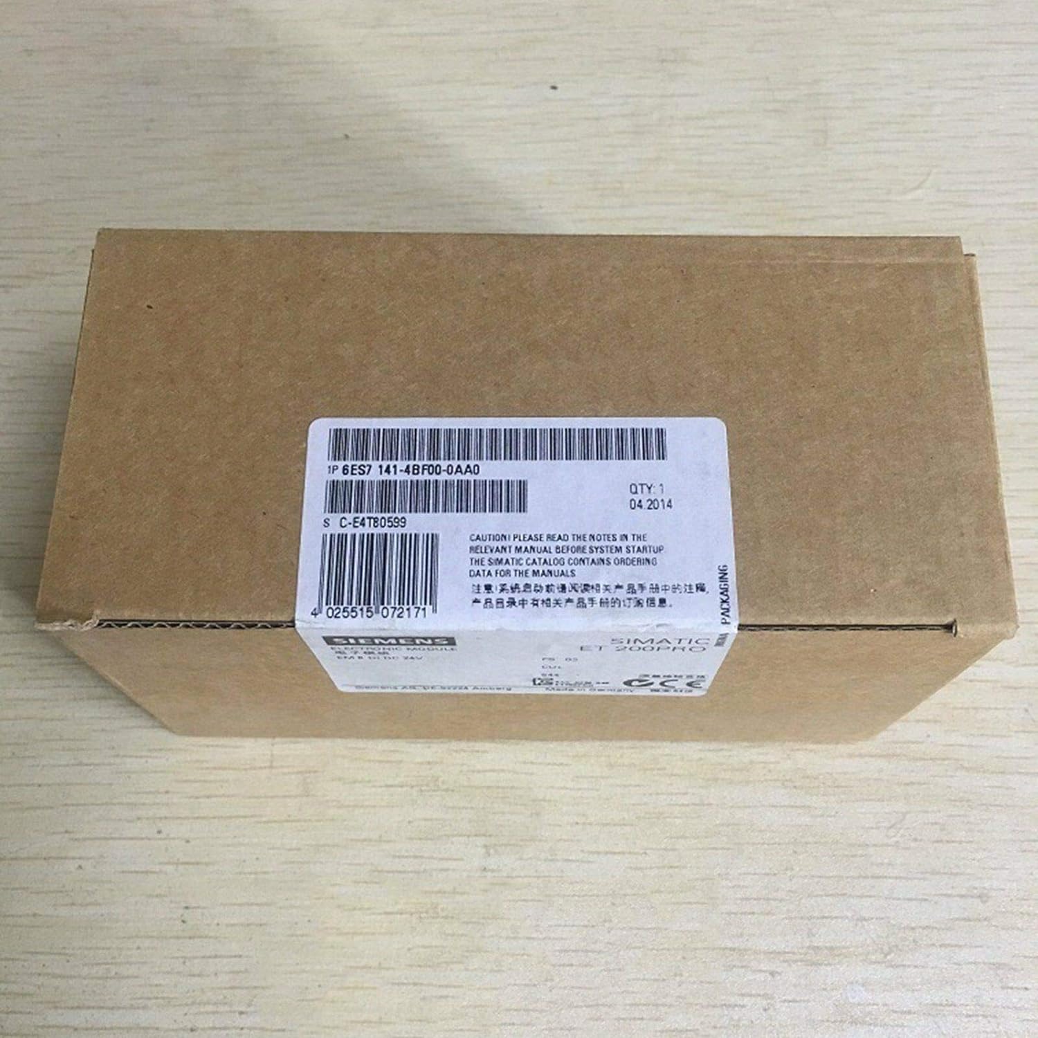 【新品◆適当お願いごと書◆貨物輸送無料】SIEMENS/ジーメンス 6ES7141-4BF00-0AA0【６ヶ月引き受ける】