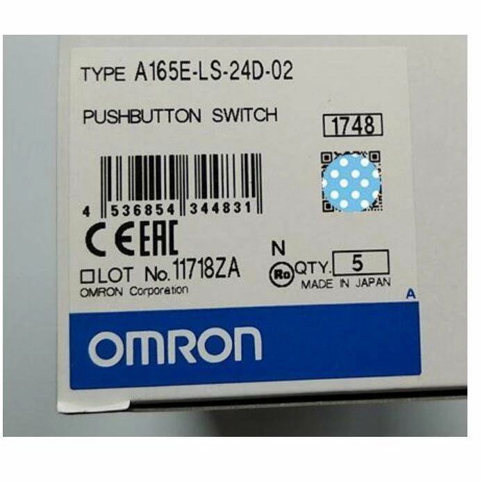 【新品◆適格請求書◆送料無料】OMRON スイッチ A165E-LS-24D-02【６ヶ月保証】