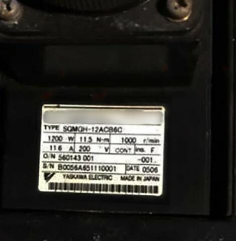 【新品◆適格請求書◆送料無料】YASKAWA サーボモータ SGMGH-12ACB6C 【６ヶ月保証】