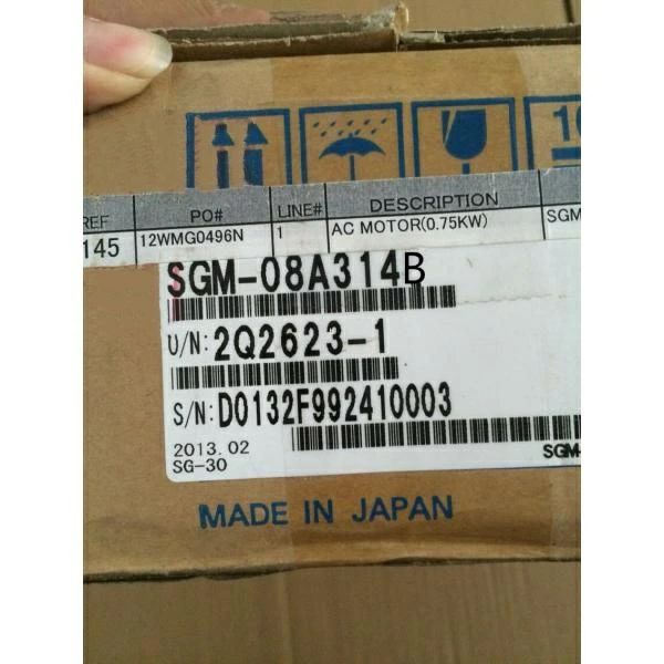 【新品◆適格請求書◆送料無料】YASKAWA / 安川電機 サーボモータ SGM-08A314B【６ヶ月保証】