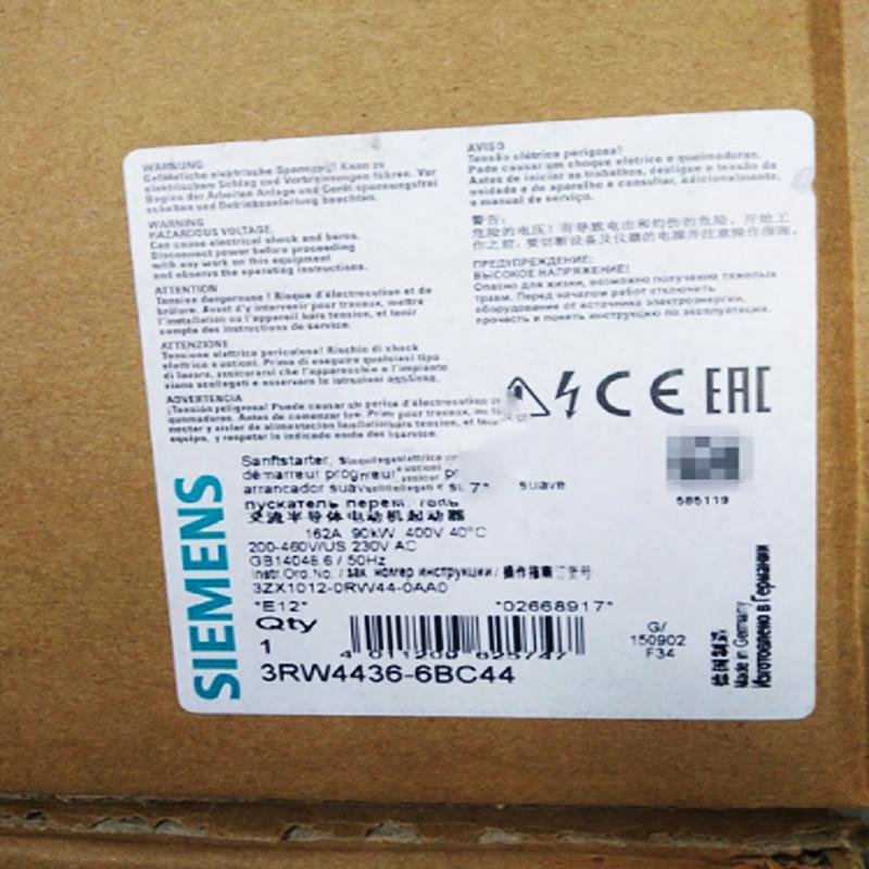 【新品◆適格請求書◆送料無料】SIEMENS シーメンス 3RW4436-6BC44 90KW◆６ヶ月保証｜小林電房 373,500円