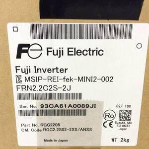 【新品◆適当お願いごと書◆貨物輸送無料】FUJI 富士電機 FRN2.2C2S-2J 2.2KW 200V 用インバータ【６ヶ月引き受ける】