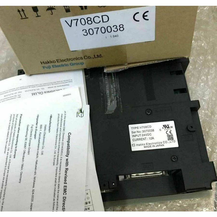 【新品◆適格請求書◆送料無料】FUJI/富士電機 タッチパネル 富士電機 V708CD【6ヶ月保証】
