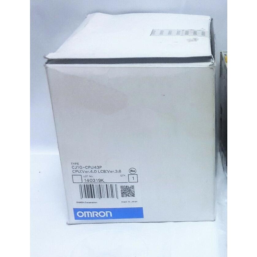 【新品◆適当お願いごと書◆貨物輸送無料】OMRON オムロン CJ1G-中央処理装置43P【６ヶ月引き受ける】