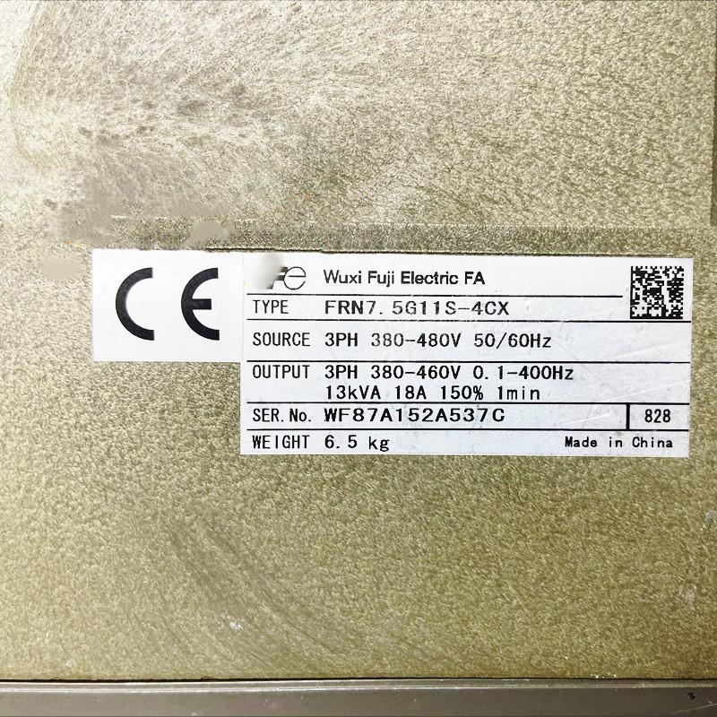 【新品◆適格請求書◆送料無料】FUJI 富士電機 FRN7.5G11S-4CX 7.5KW 380V用インバーター【６ヶ月保証】｜小林電房