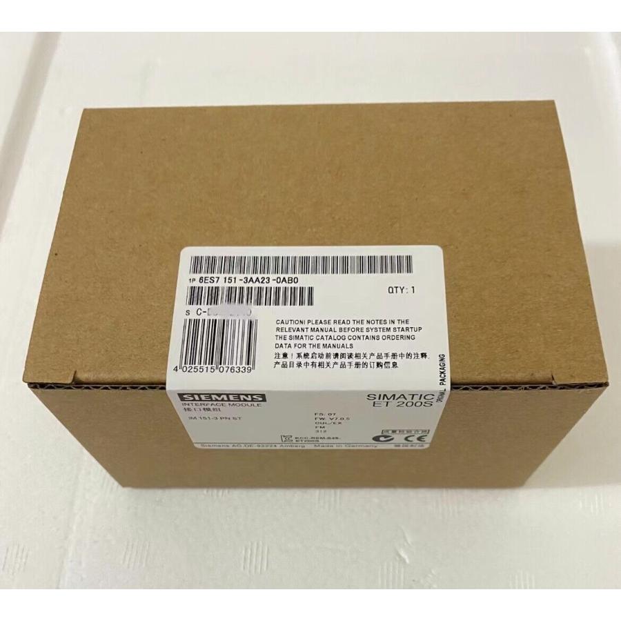 【新品◆適当お願いごと書◆貨物輸送無料】 Siemens ジーメンス 6ES7151-3AA23-0AB0 インターフェイスモジュール【６ヶ月引き受ける】