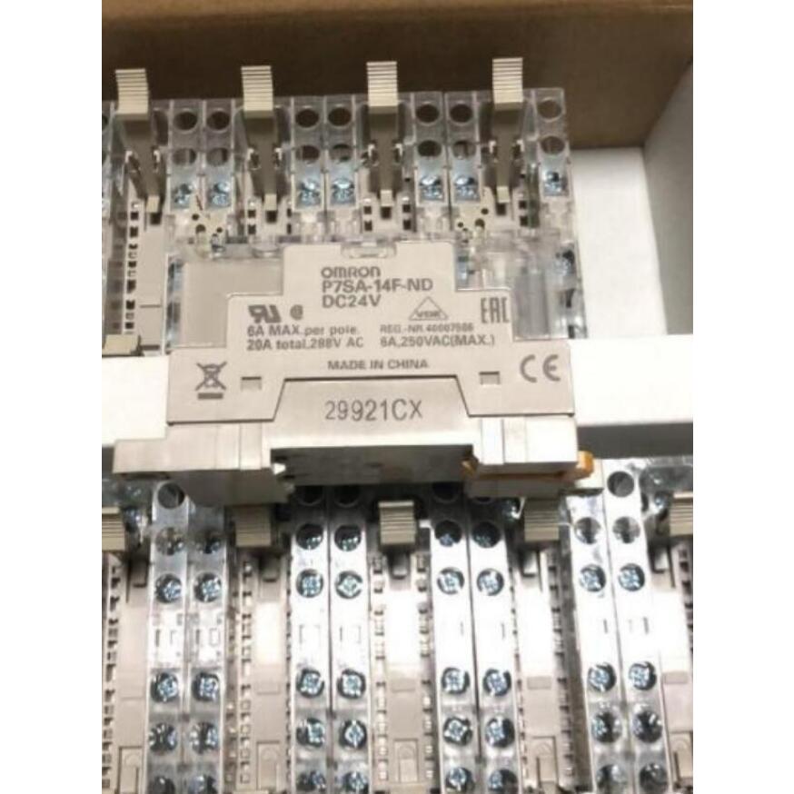【新品◆適当お願いごと書◆貨物輸送無料】50個仕掛ける OMRON オムロン セーフティリレーソケット P7SA-14F-ND DC24V【６ヶ月引き受ける】