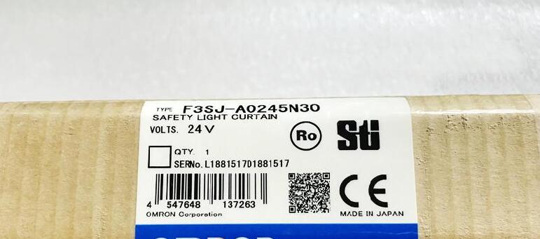 【新品◆適格請求書◆送料無料】OMRON オムロン F3SJ-A0245N30 用 セーフティライトカーテン【6ヶ月保証】|小林電房