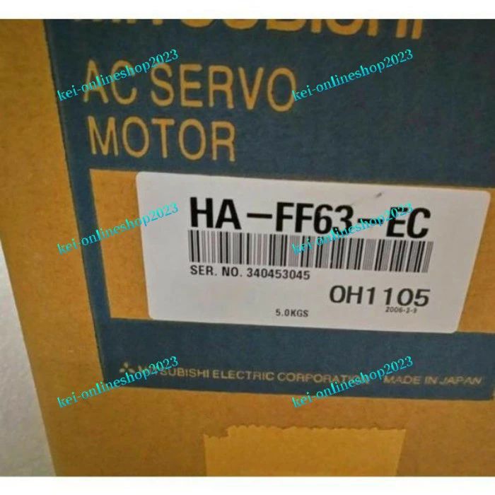 【新品◆適当お願いごと書◆貨物輸送無料】 三菱 サーボ原動機 HA-FF63-EC 【６ヶ月引き受ける】