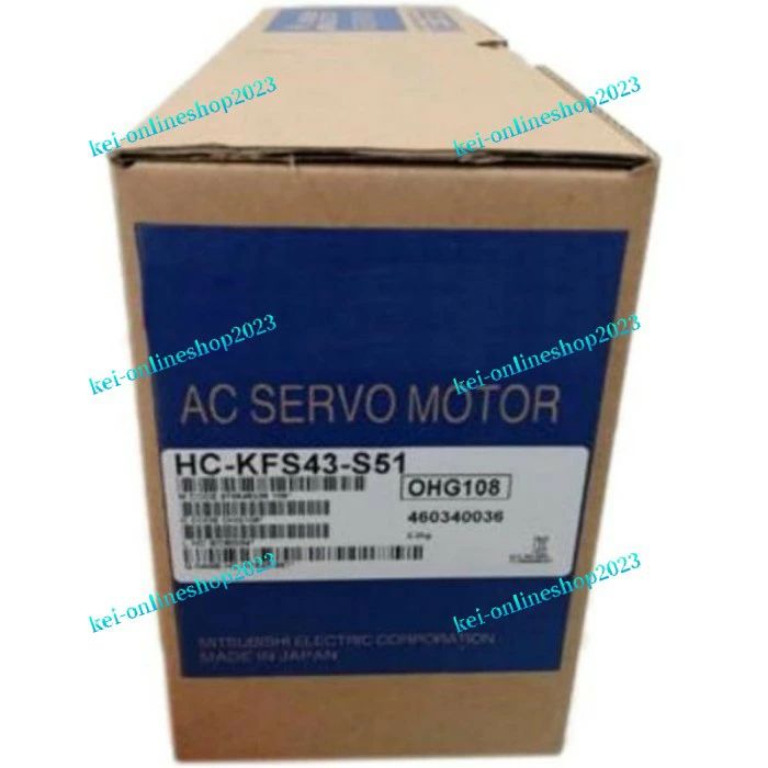 【新品◆適当お願いごと書◆貨物輸送無料】 三菱 サーボ原動機 HC-KFS43-S51 【６ヶ月引き受ける】
