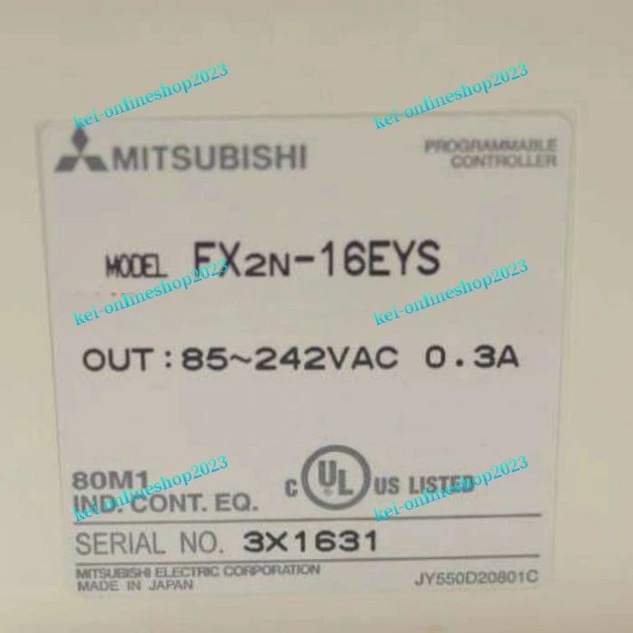 【新品◆適当お願いごと書◆貨物輸送無料】 三菱 シーケンサ FX2N-16EYS 【６ヶ月引き受ける】