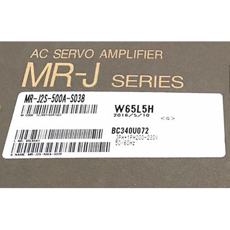 【新品◆適格請求書◆送料無料】三菱 サーボアンプ MR-J2S-500A-S038 【6ヶ月保証】|小林電房
