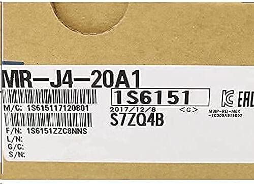 【新品◆適格請求書◆送料無料】三菱 サーボアンプ MR-J4-20A1【6ヶ月保証】|小林電房