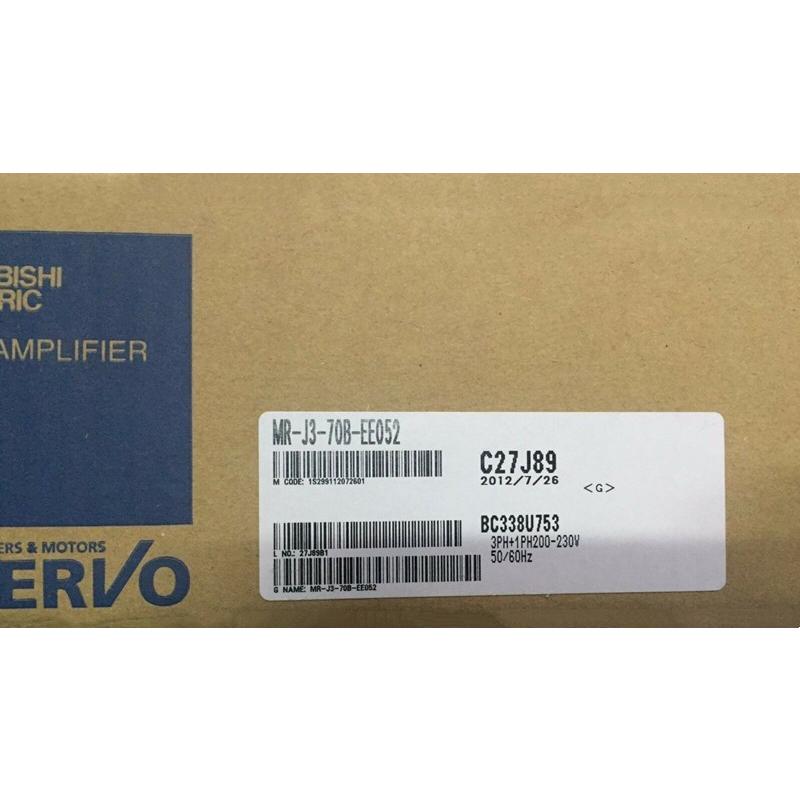【新品◆適格請求書◆送料無料】MITSUBISHI 三菱 MR-J3-70B-EE052 サーボアンプ【６ヶ月保証】