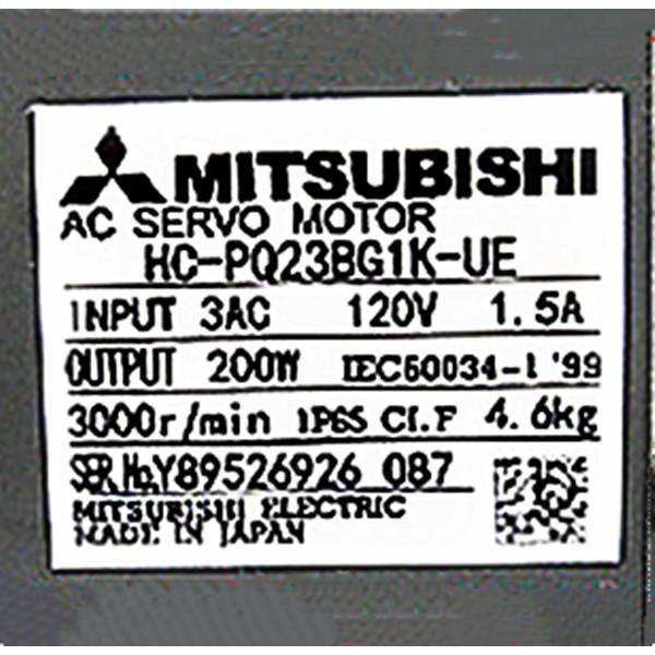 【新品◆適当お願いごと書◆貨物輸送無料】MITSUBISHI/三菱  HC-PQ23BG1K-UE サーボ原動機【６ヶ月引き受ける】