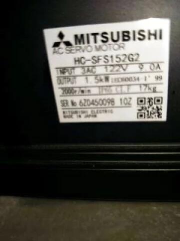 【新品◆適当お願いごと書◆貨物輸送無料】MITSUBISHI 三菱 サーボ原動機 HC-SFS152G2 【６ヶ月引き受ける】