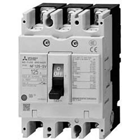 【新品◆適当お願いごと書◆貨物輸送無料】三菱電機 NF125-SV 3P 63A 電磁当たること器◆6ヶ月引き受ける