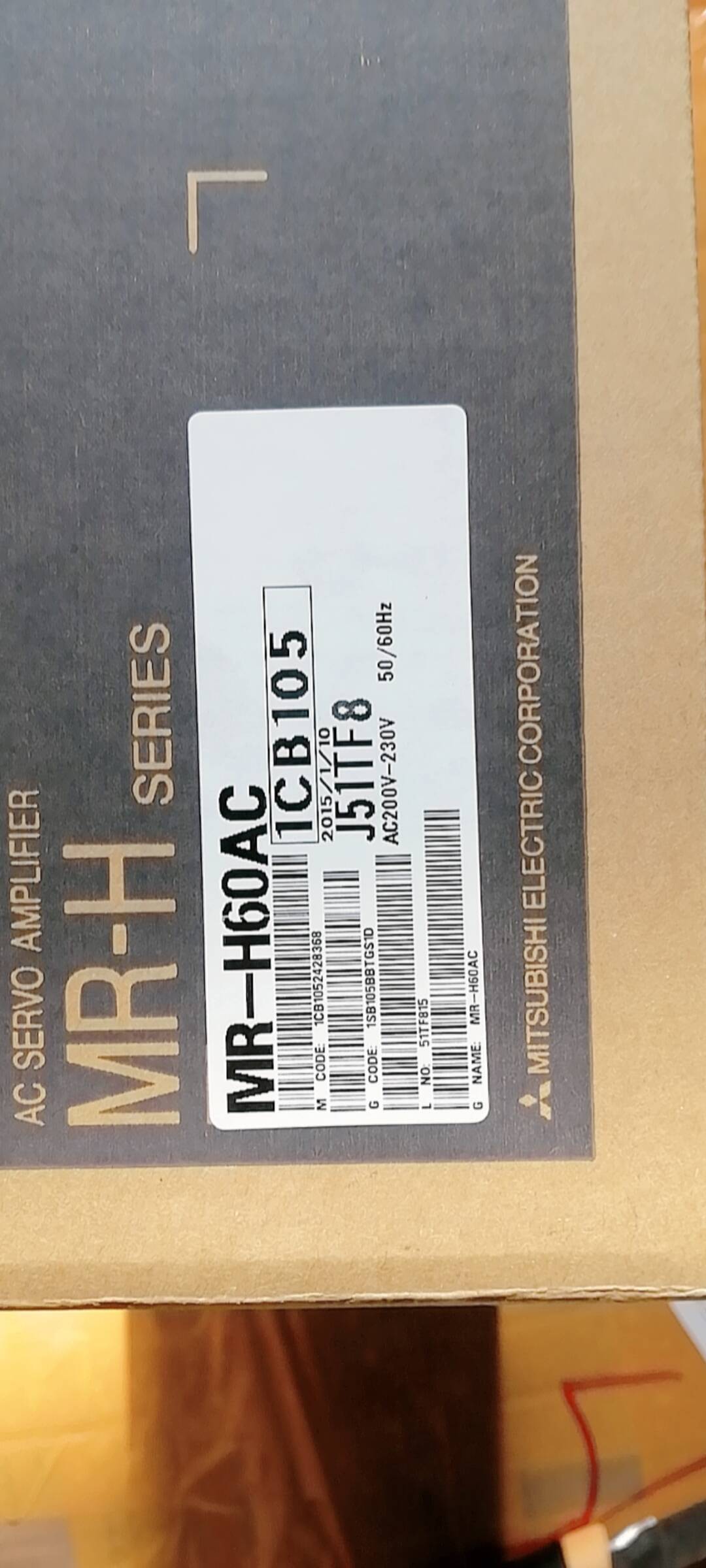 【新品◆適格請求書◆送料無料】三菱 サーボアンプ MR-H60AC 【６ヶ月保証】