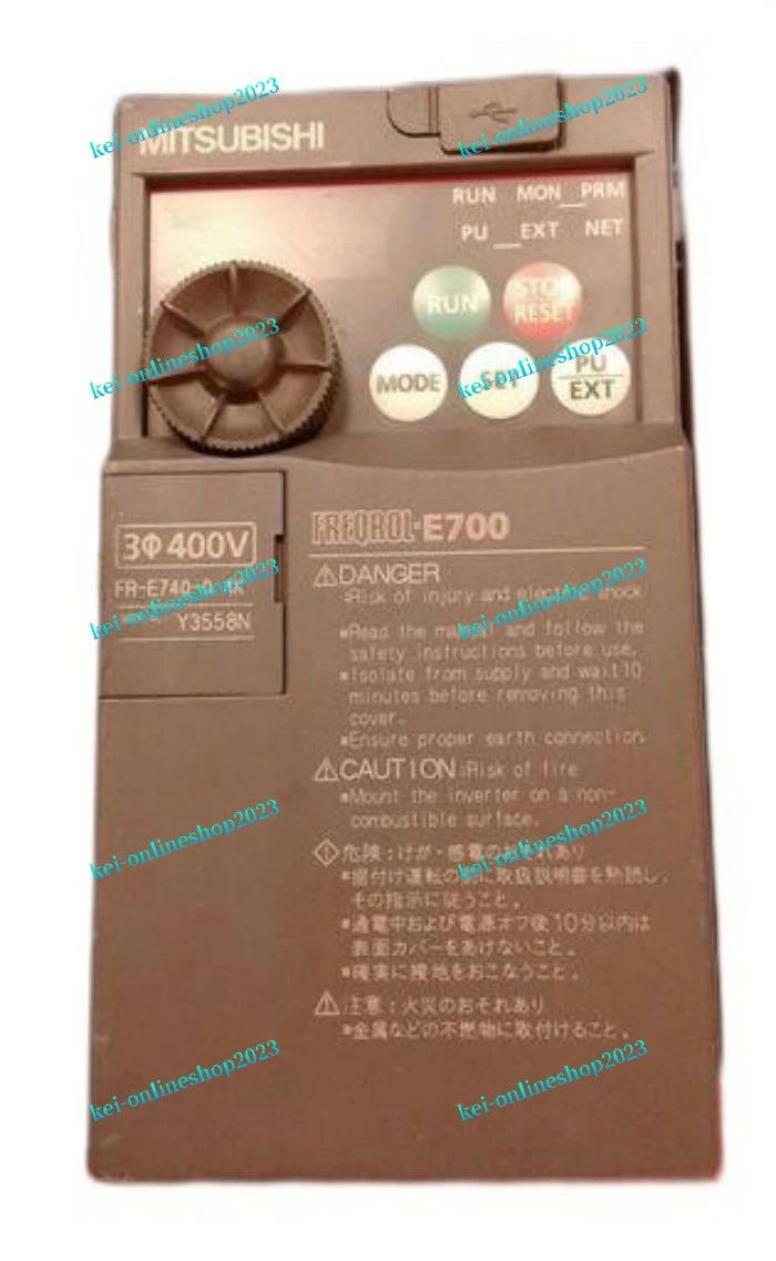 【新品◆適格請求書◆送料無料】三菱電機 FR-E740-0.4K FREQROL-E700シリーズ 三相400Vクラス (簡単・パワフル小型インバータ) NN