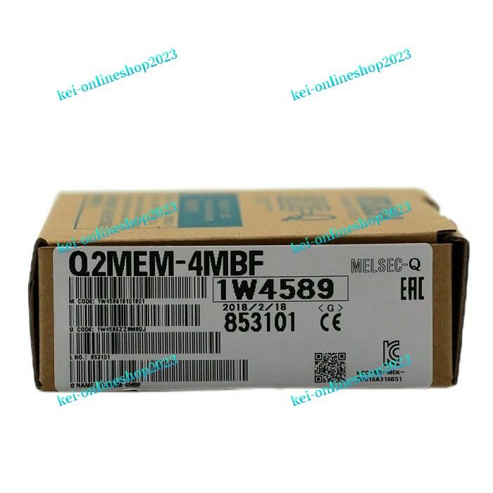 【新品◆適格請求書◆送料無料】 三菱電機 MELSEC-Qシリーズ用 メモリSRAMカード Q2MEM-4MBF ★【６ヶ月保証】