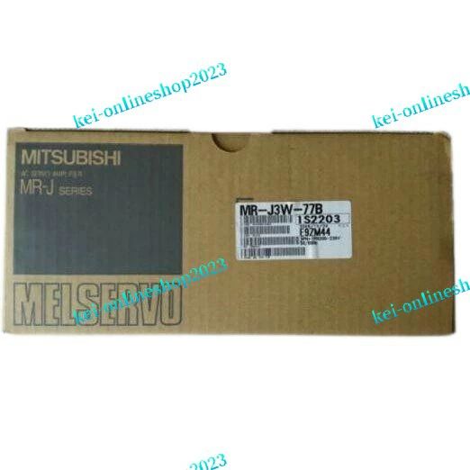 【新品◆適当お願いごと書◆貨物輸送無料】MITSUBISHI/三菱 MR-J3W-77 サーボ運転【６ヶ月引き受ける】