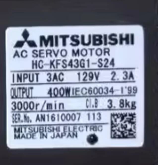 【新品◆適当お願いごと書◆貨物輸送無料】MITSUBISHI 三菱電機 HC-KFS43G1-S24【６ヶ月引き受ける】