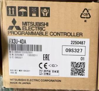 ■【新品◆適格請求書◆送料無料】 MITSUBISHI 三菱 MELSEC FX3U-4DA Fシリーズ アナログ出力【6ヶ月保証】