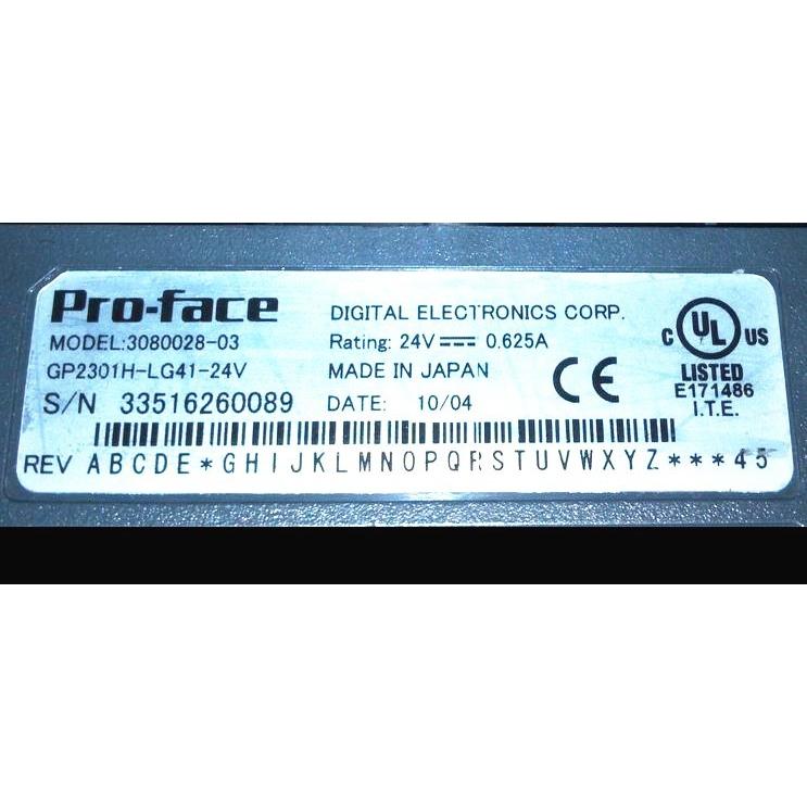 【新品★適当お願いごと書★税込★貨物輸送無料】Proface GP2301H-LG41-24V タッチパネル 見せびらかす器【６ヶ月引き受ける】