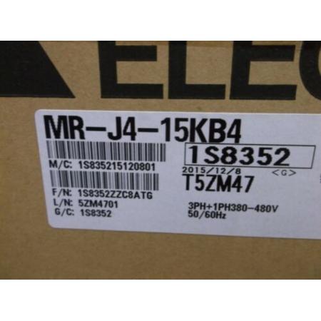 【新品★適格請求書★税込★送料無料】MITSUBISHI 三菱電機 MR-J4-15KB4 サーボアンプ◆6ヶ月保