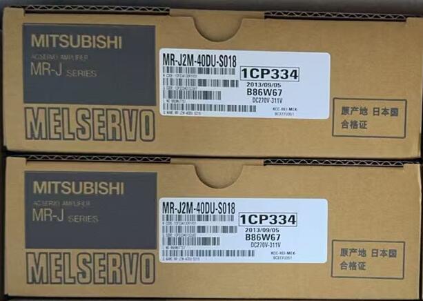 【新品◆適当お願いごと書◆貨物輸送無料】MITSUBISHI/三菱 MR-J2M-40DU-S018  サーボアンプリファイアー【６ヶ月引き受ける】