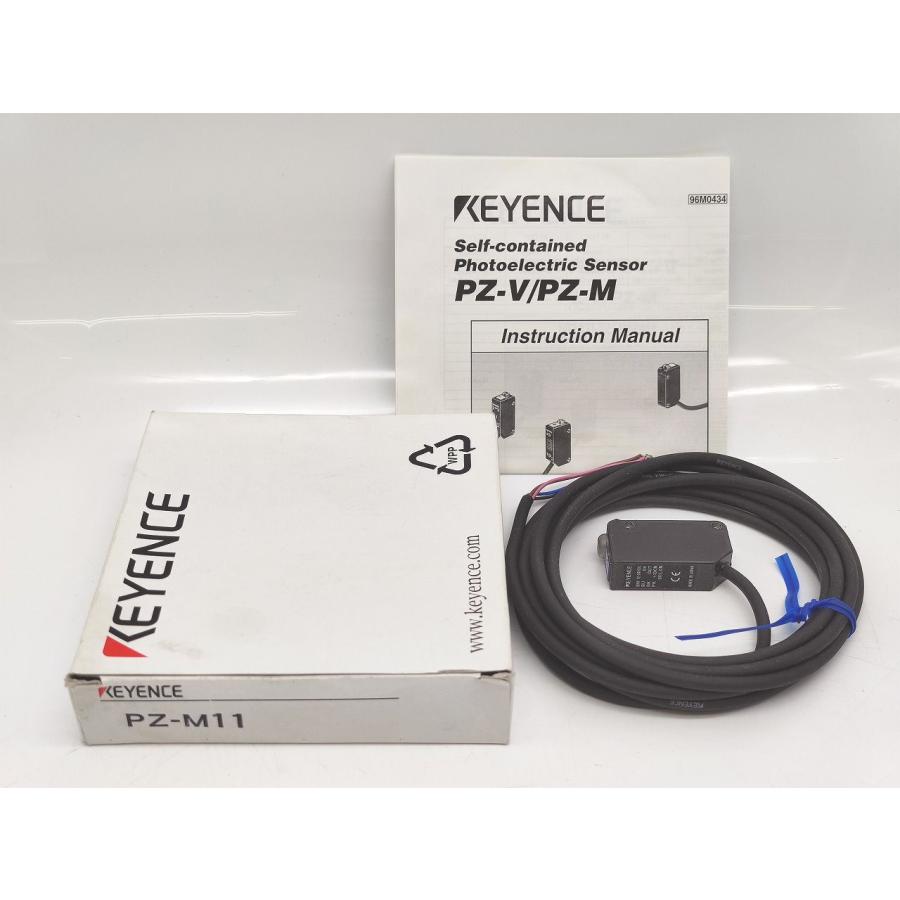 【新品★適格請求書★税込★送料無料】KEYENCE PZ-M11 アンプ内蔵型光電センサ PZ-V/M シリーズ 角型 反射型 ケーブルタイプ【６ヶ月保証】
