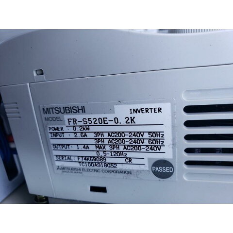 【新品◆適格請求書◆送料無料】MITSUBISHI/三菱 FR-S520E-0.2K【6ヶ月保証】|小林電房