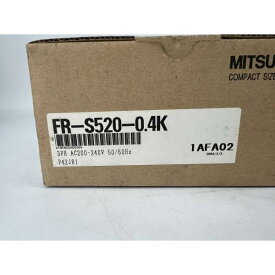 【新品◆適格請求書◆送料無料】MITSUBISHI三菱電機 FR-S520-0.4K 【6ヶ月保証】|小林電房