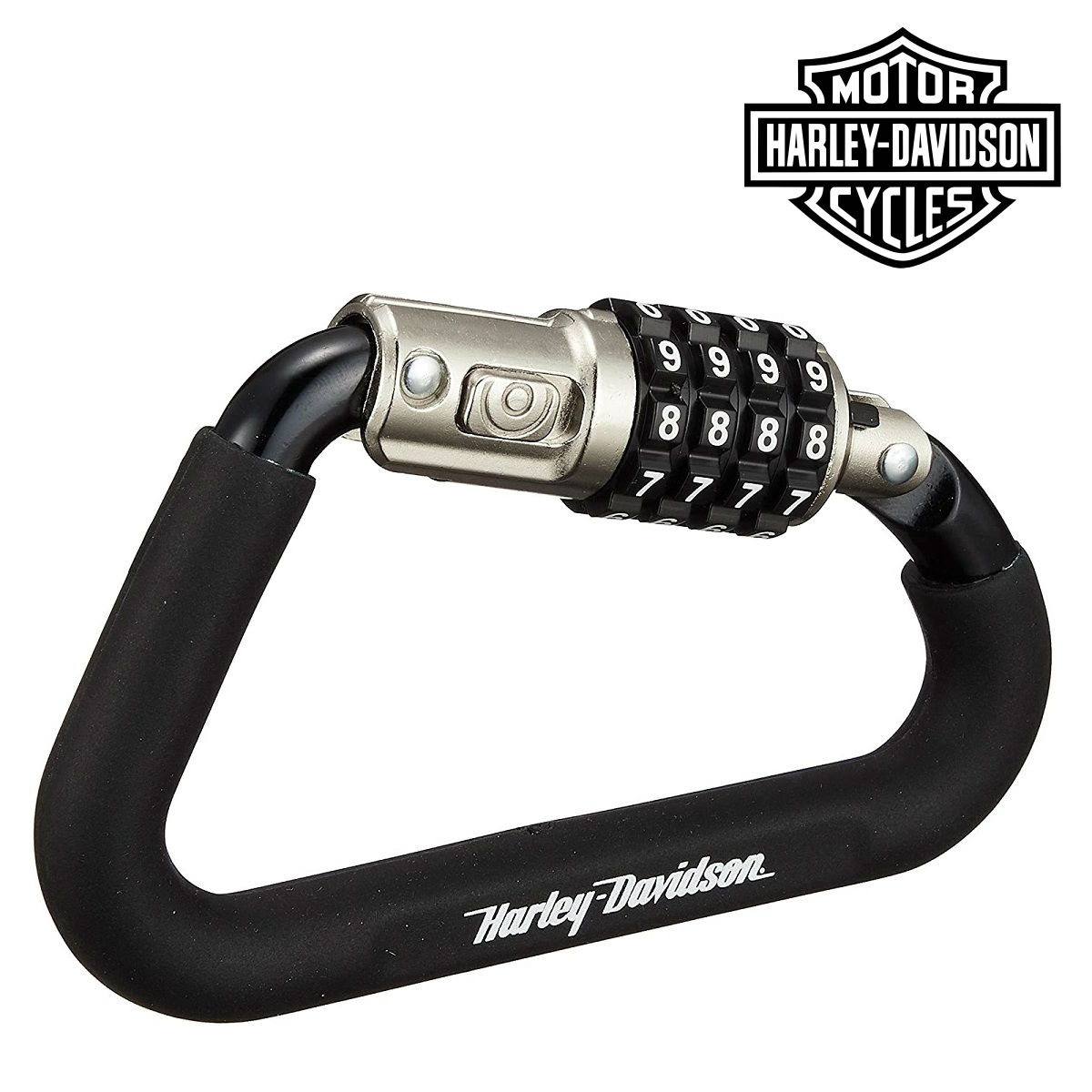 カラビナスタイルユニバーサルヘルメットロック Harley Davidson Helmet Lock, Carabiner-Style  Universal Lock 52200003ギフト 贈り物 即納 【SALE／87%OFF】