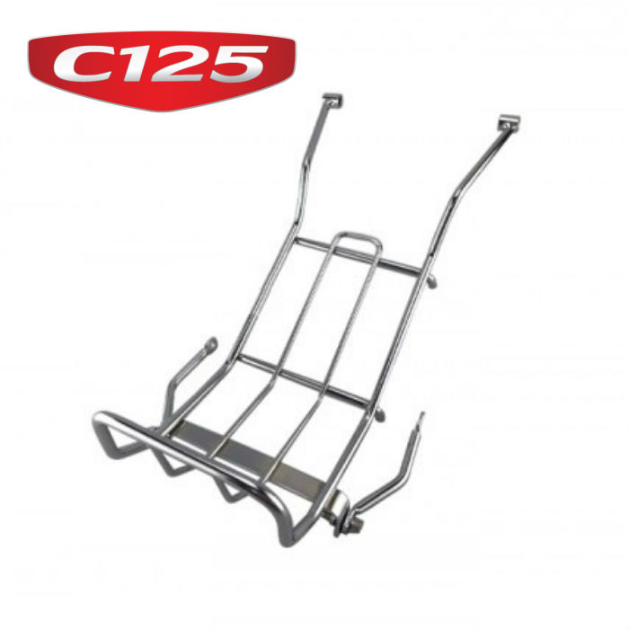 高評価なギフト タイ発 Honda Super センターラゲッジラックガード C125用 スーパーカブ Guard Chrome ホンダ Rack Luggage Center C125 Cub C125 Center Rack Chrome Gomez Cr