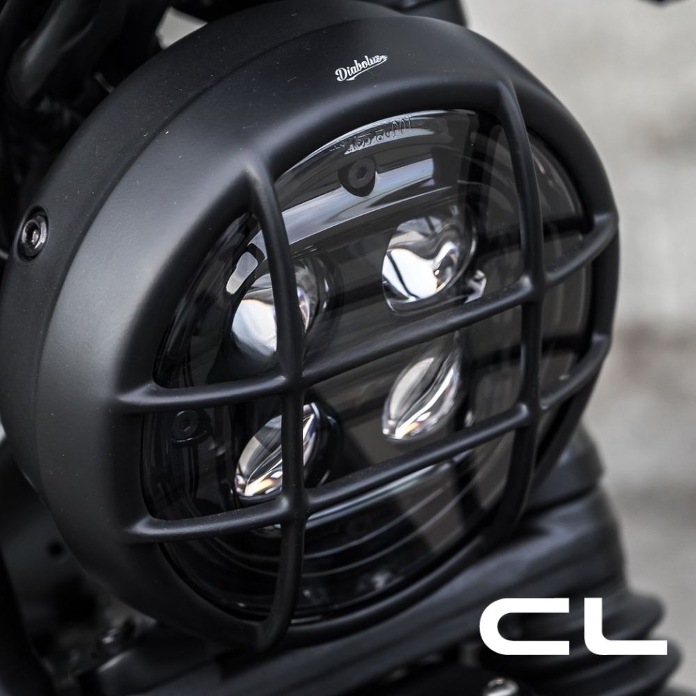 楽天市場】ホンダ CL250/500用ヘッドライトガード CL08 /Headlight