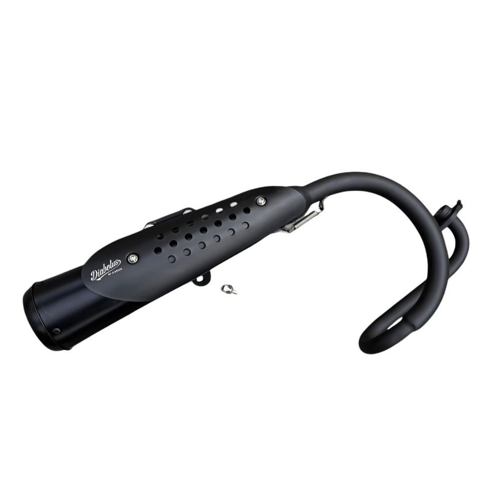 楽天市場】ホンダ モンキー125用レトロスクランブラーマフラー HM21