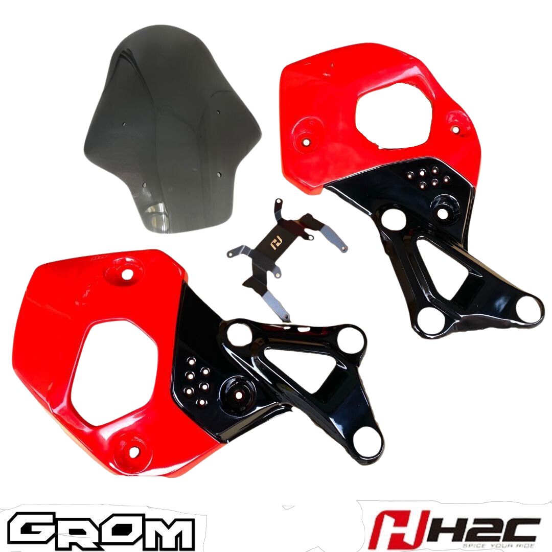 楽天市場】ホンダ GROM (2021-2022) アドベンチャー カウルセット / H2C Adventure Full Cover Cowl  For Honda Grom 2021 - 2022 JC92 : スマートスモーカーズ