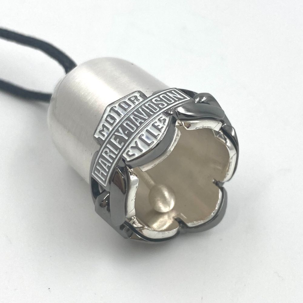 驚きの値段で】 ヴィンテージB Sチェーンリンクライドベル HRB110 Harley-Davidson Vintage Bar Shield  Chain Link Ride Bell - Silver Finish運転をする大事な方への贈り物に x4md.com.br