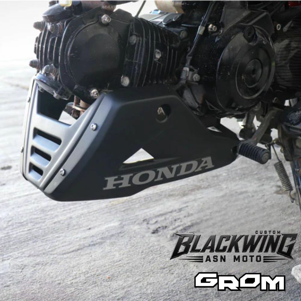 BLACKWING(旧MAXNUS) 【GROM 2025年モデル専用】フェアリング ベリーパンセット サイドフレームボディ V.1 アンダーカバー / Fairing Belly Pan Set Side Frame Body V.1 For HONDA GROM JC92|スマートスモーカーズ